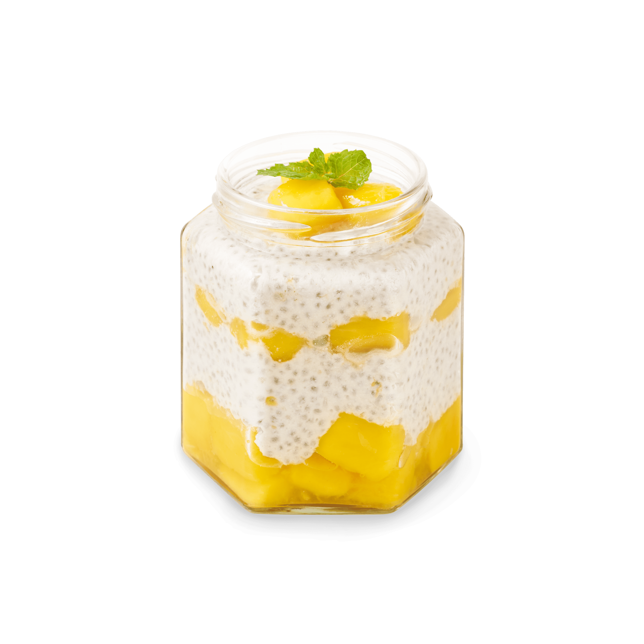 Mango and Coconut Chia Pudding