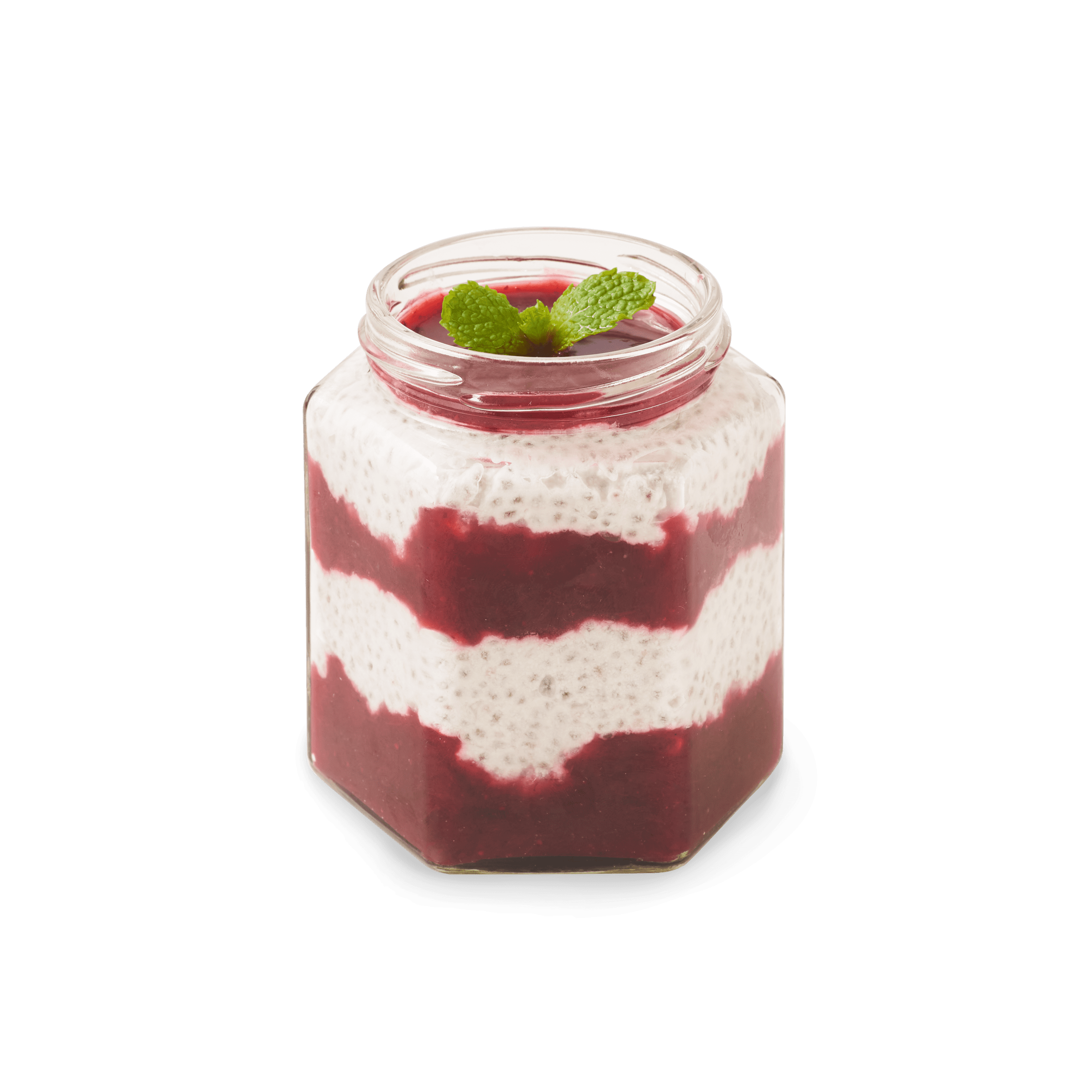 Strawberry and Coconut Chia Pudding
