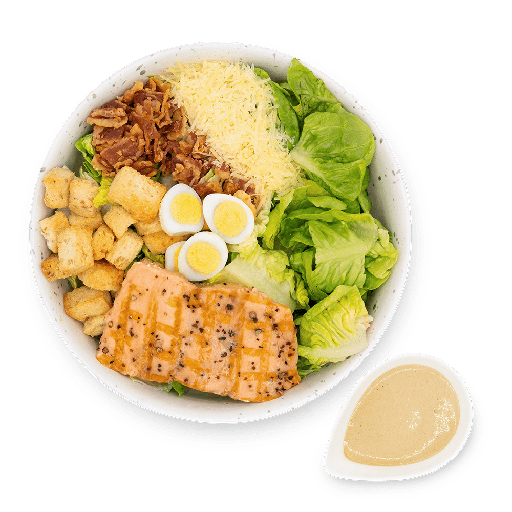 Grilled Salmon Caesar